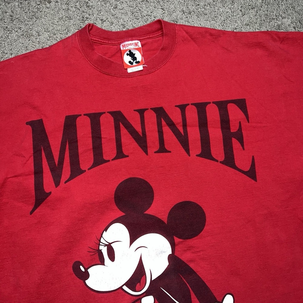 Vintage Mickey Inc Minnie Tshirt One Size Fits All Made In USA